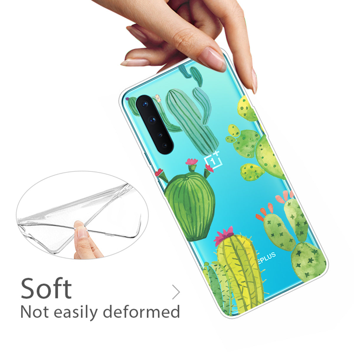 Pattern Printing TPU Protective Back Case for OnePlus Nord