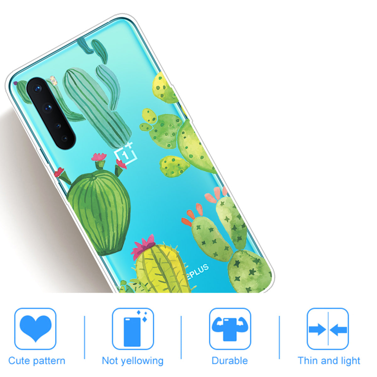 Pattern Printing TPU Protective Back Case for OnePlus Nord