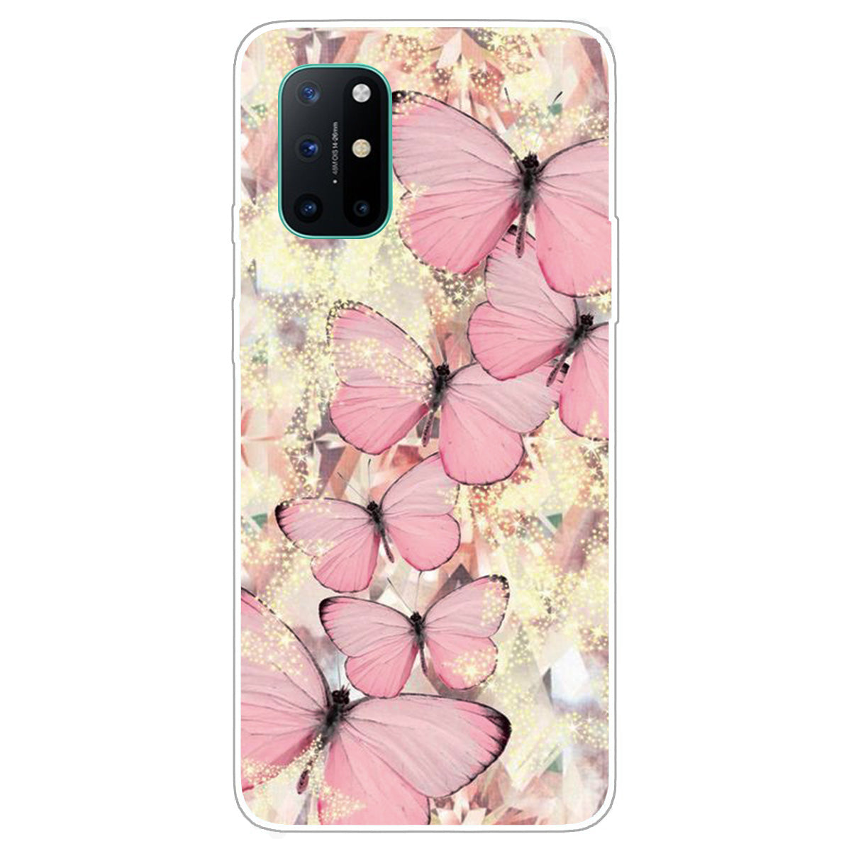 Pattern Printing Flexible TPU Back Protection Cover for OnePlus 8T