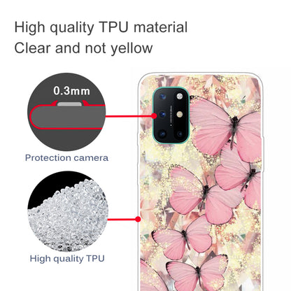 Pattern Printing Flexible TPU Back Protection Cover for OnePlus 8T