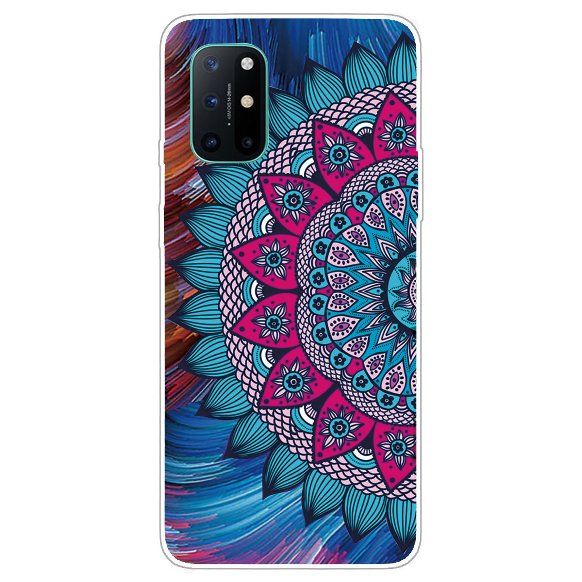 Pattern Printing Flexible TPU Back Protection Cover for OnePlus 8T