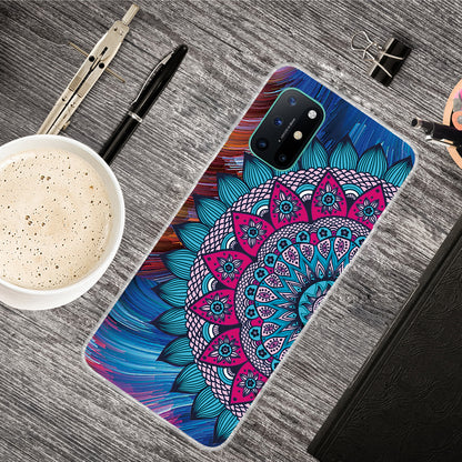 Pattern Printing Flexible TPU Back Protection Cover for OnePlus 8T