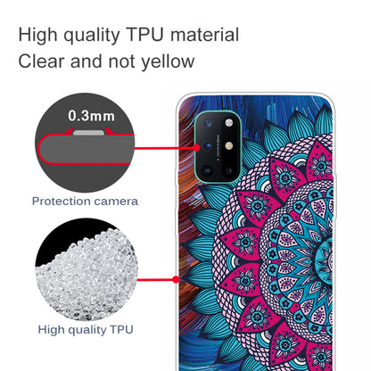 Pattern Printing Flexible TPU Back Protection Cover for OnePlus 8T