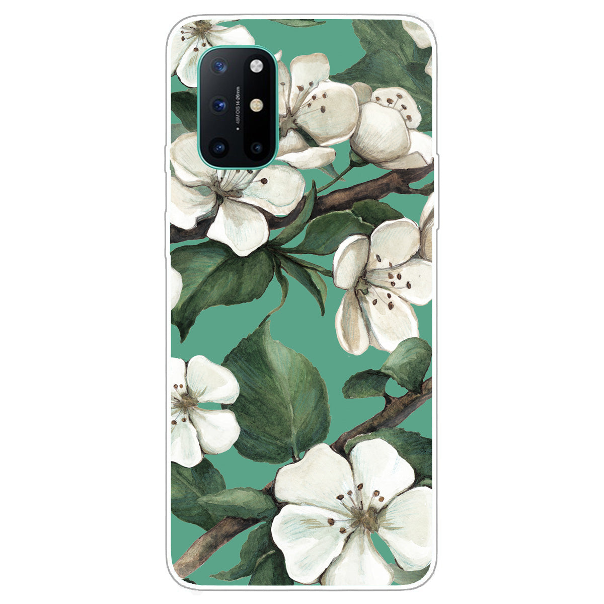 Pattern Printing Flexible TPU Back Protection Cover for OnePlus 8T