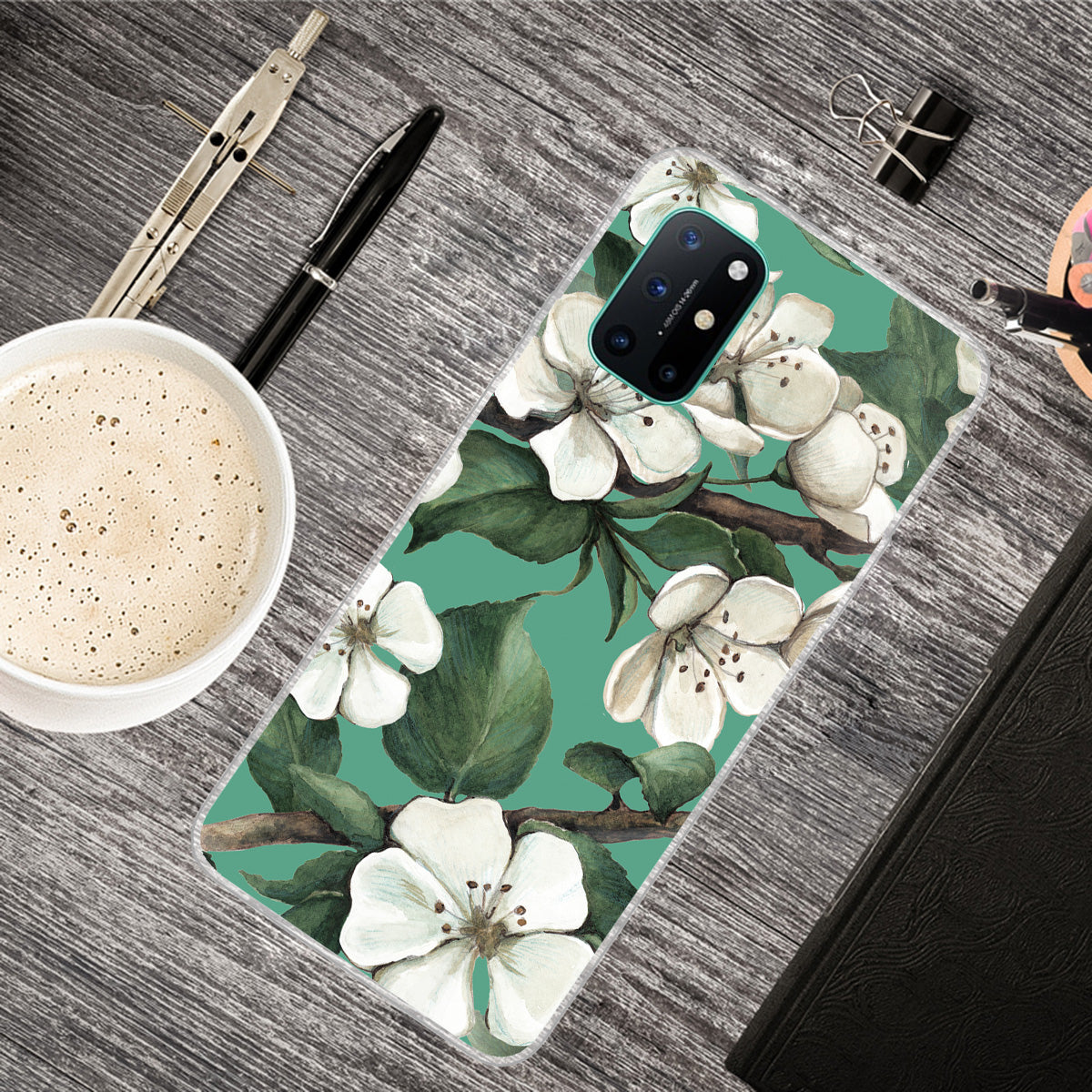 Pattern Printing Flexible TPU Back Protection Cover for OnePlus 8T