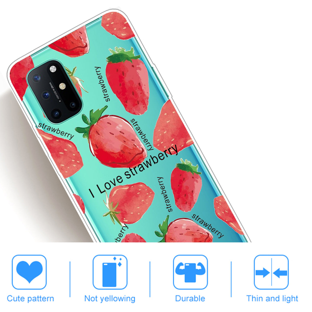 Pattern Printing Soft TPU Mobile Phone Shell for OnePlus 8T