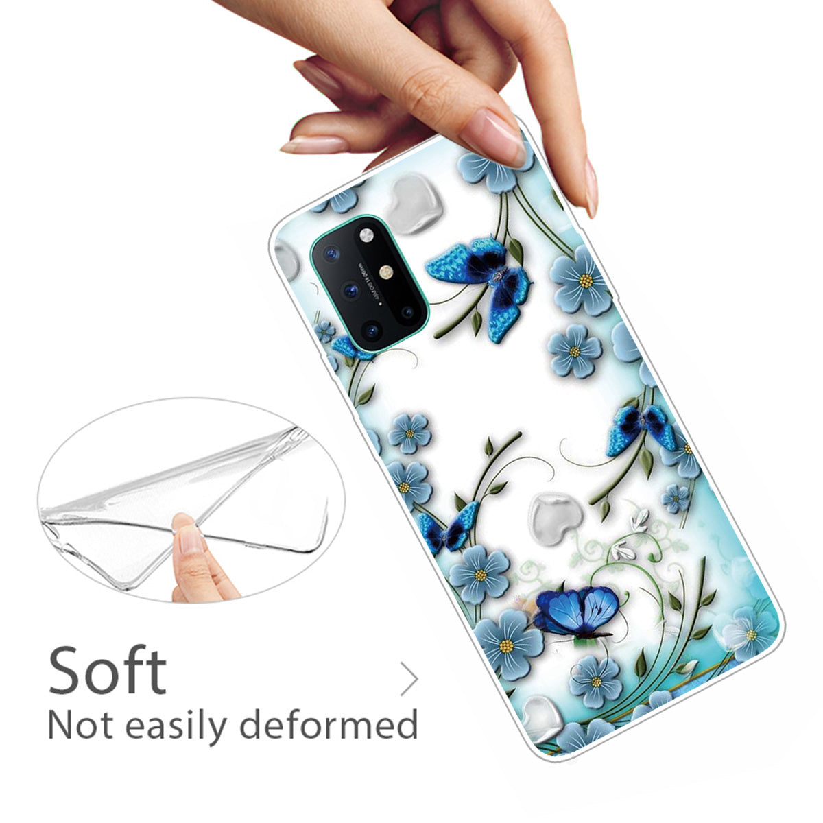 Pattern Printing Soft TPU Mobile Phone Shell for OnePlus 8T