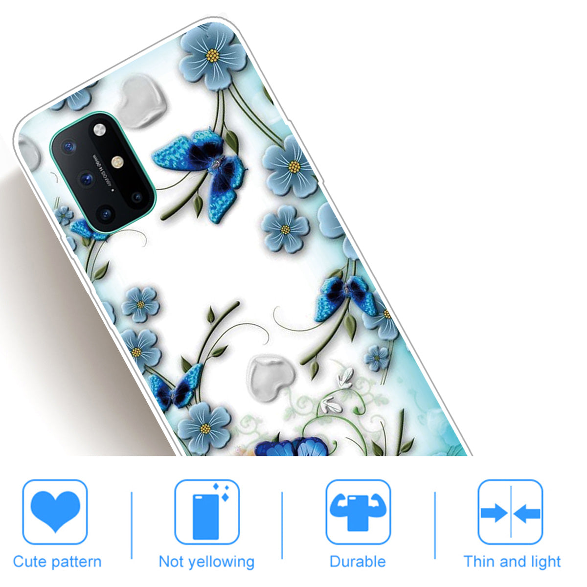 Pattern Printing Soft TPU Mobile Phone Shell for OnePlus 8T