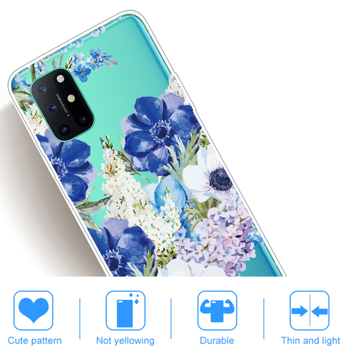 Pattern Printing Soft TPU Mobile Phone Shell for OnePlus 8T