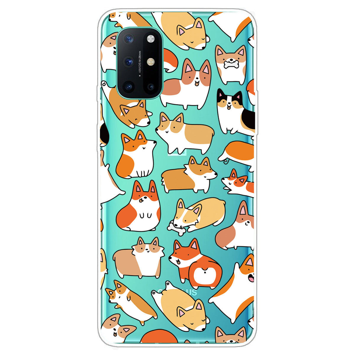 Pattern Printing Soft TPU Mobile Phone Shell for OnePlus 8T