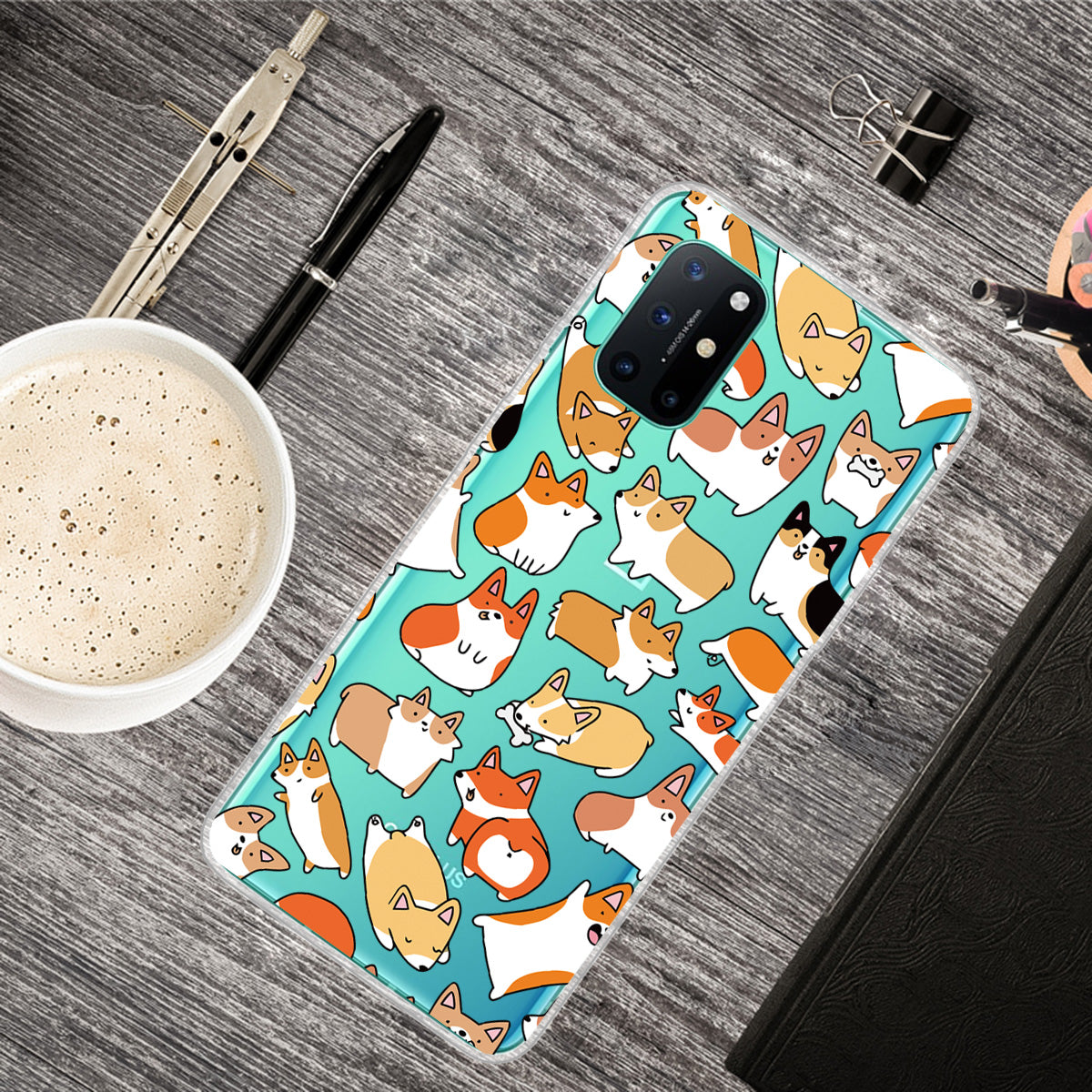 Pattern Printing Soft TPU Mobile Phone Shell for OnePlus 8T