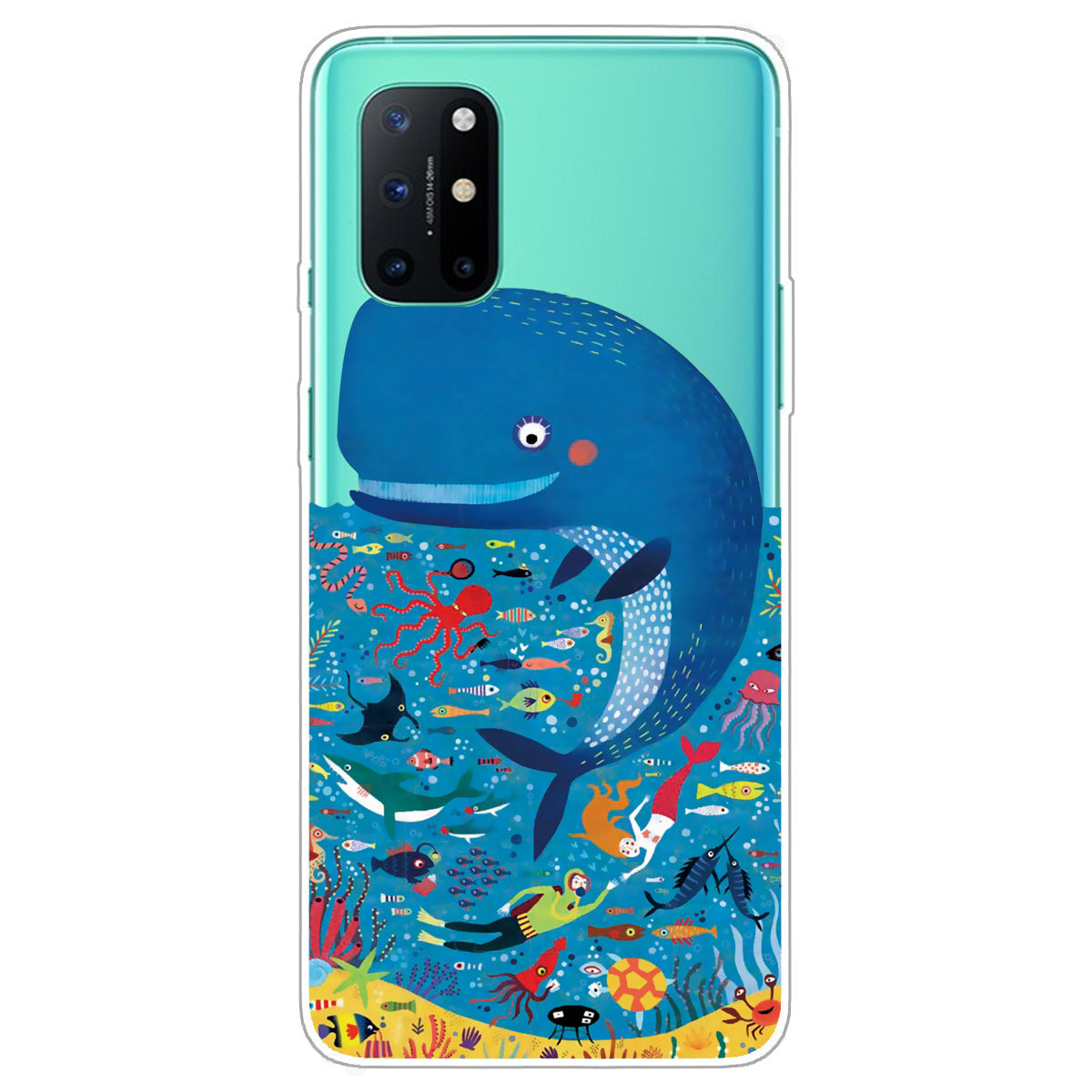 Pattern Printing Soft TPU Mobile Phone Shell for OnePlus 8T