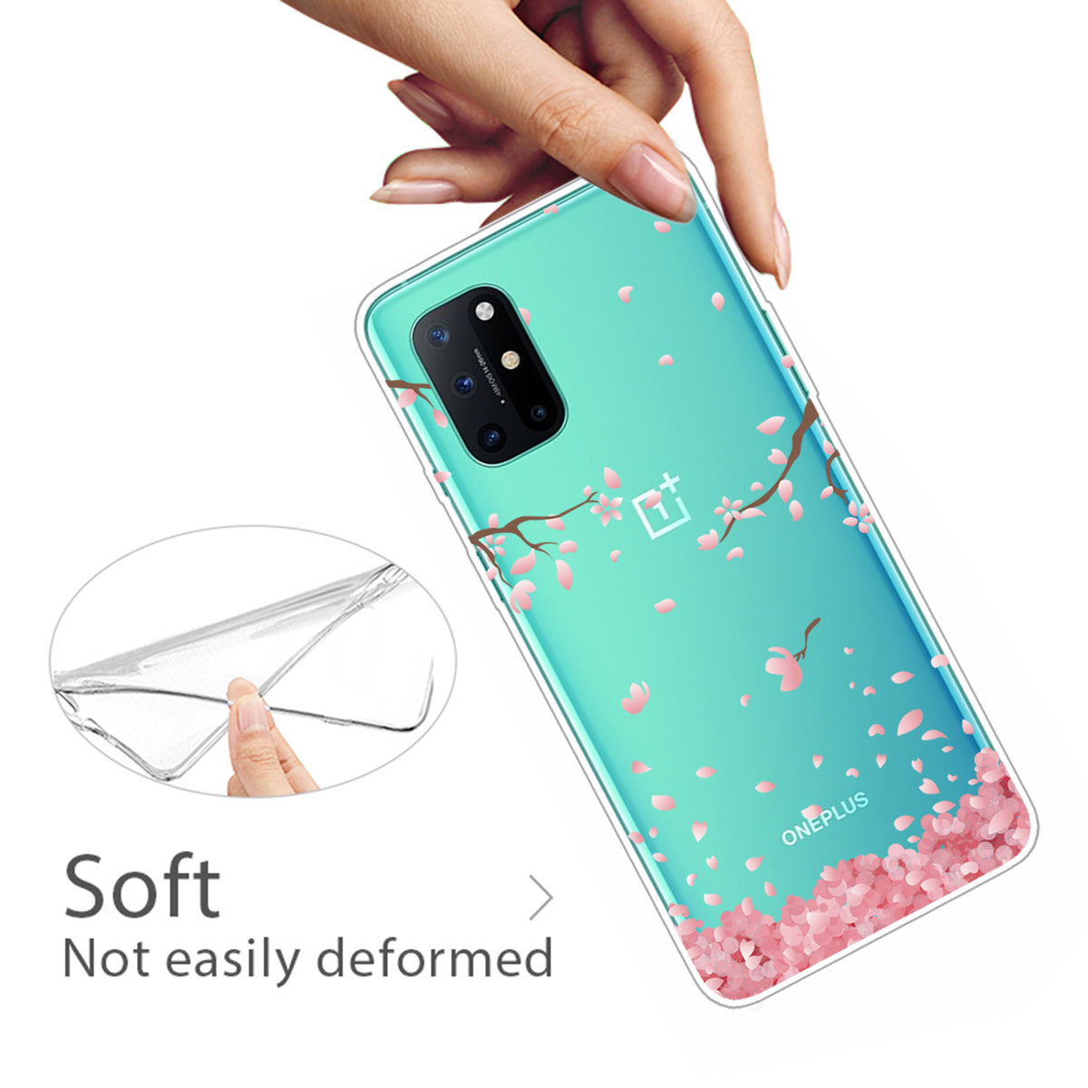 Pattern Printing Soft TPU Mobile Phone Shell for OnePlus 8T