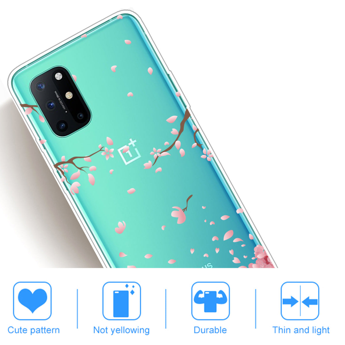 Pattern Printing Soft TPU Mobile Phone Shell for OnePlus 8T