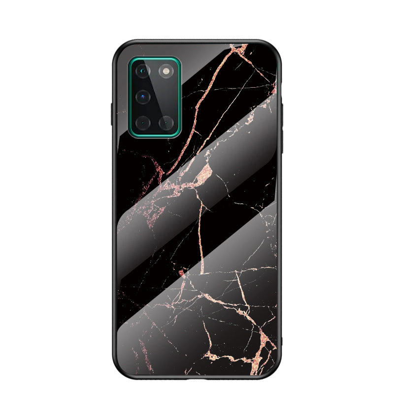 Marble Grain Pattern Tempered Glass PC + TPU Combo Case for OnePlus 8T