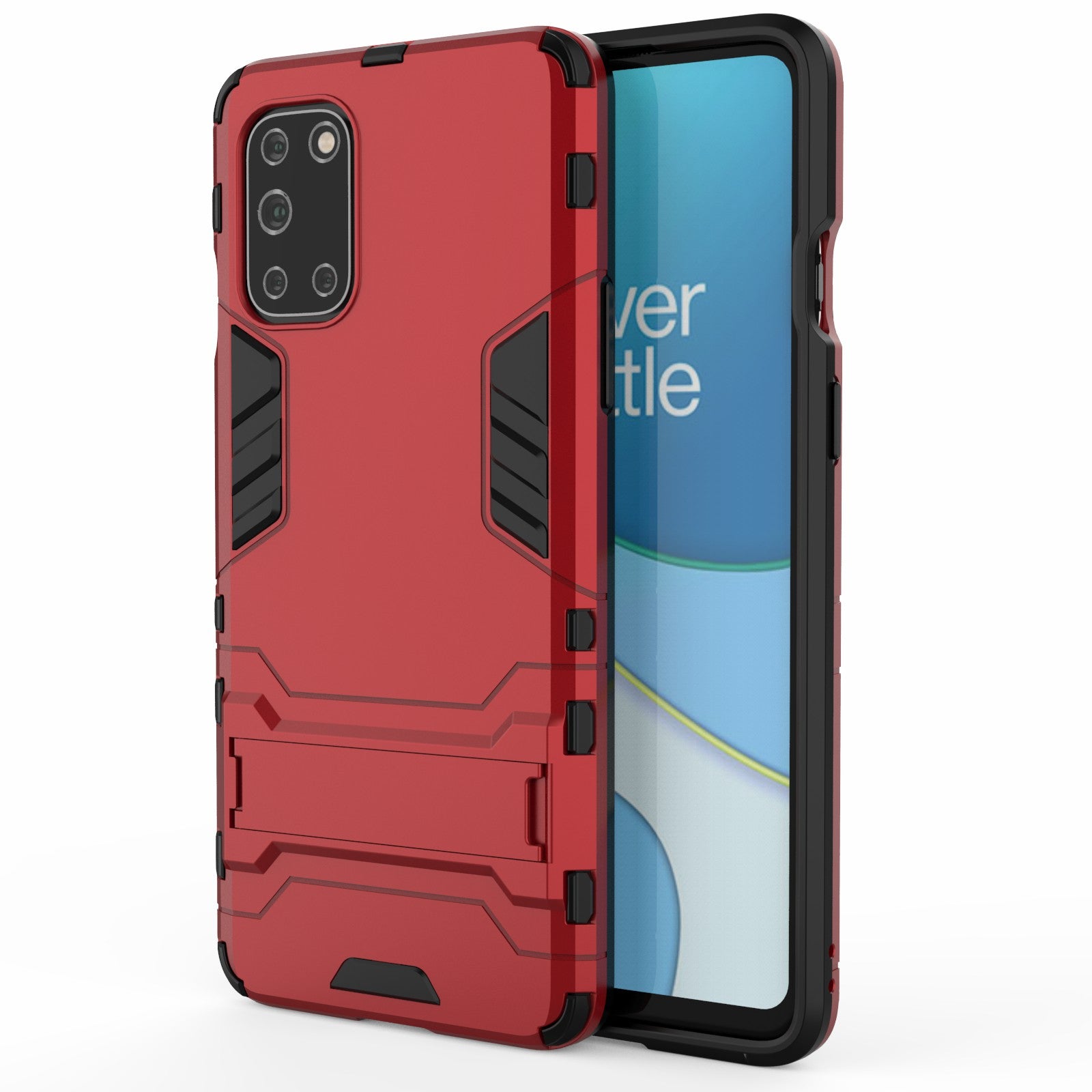 2 in 1 PC + TPU Mobile Phone Cover with Kickstand for OnePlus 8T