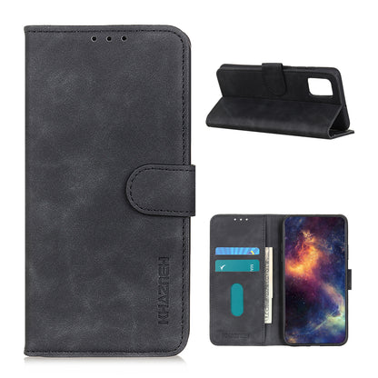 KHAZNEH Phone Cover for OnePlus 8T Retro Flip Leather Wallet Shell