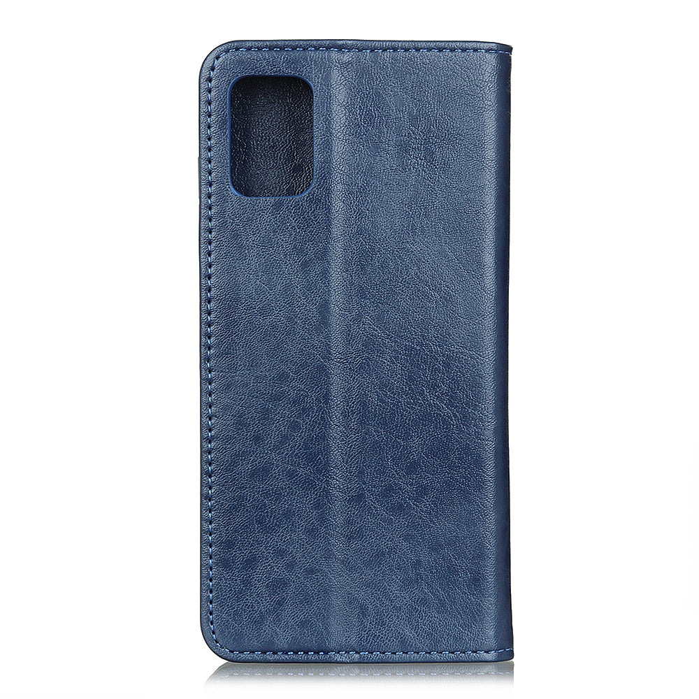 Auto-absorbed Crazy Horse Texture Case for OnePlus 8T Split Leather Wallet Shell