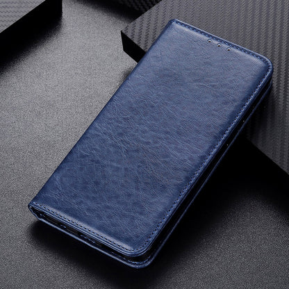 Auto-absorbed Crazy Horse Texture Case for OnePlus 8T Split Leather Wallet Shell