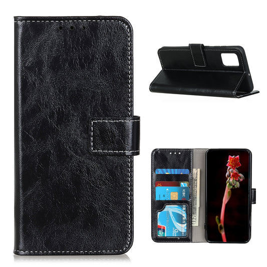 Leather Cover for OnePlus 8T Cover Crazy Horse Texture Wallet Stand Shell