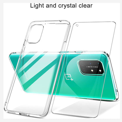 Soft TPU Case for OnePlus 8T Shell with Tempered Glass Screen Film