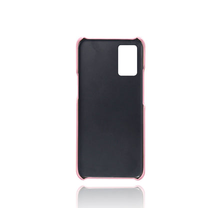 KSQ Double Card Slots PU Leather Coated Hard PC Mobile Phone Cover for OnePlus 8T