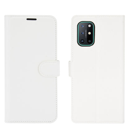 Litchi Texture Leather Wallet Protective Phone Casing for OnePlus 8T