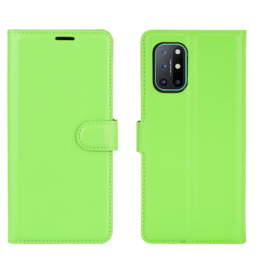 Litchi Texture Leather Wallet Protective Phone Casing for OnePlus 8T