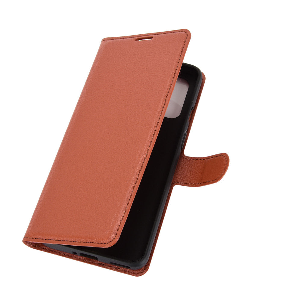 Litchi Texture Leather Wallet Protective Phone Casing for OnePlus 8T