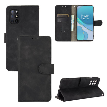 For OnePlus 8T Skin-touch PU Leather Wallet Case with Stand