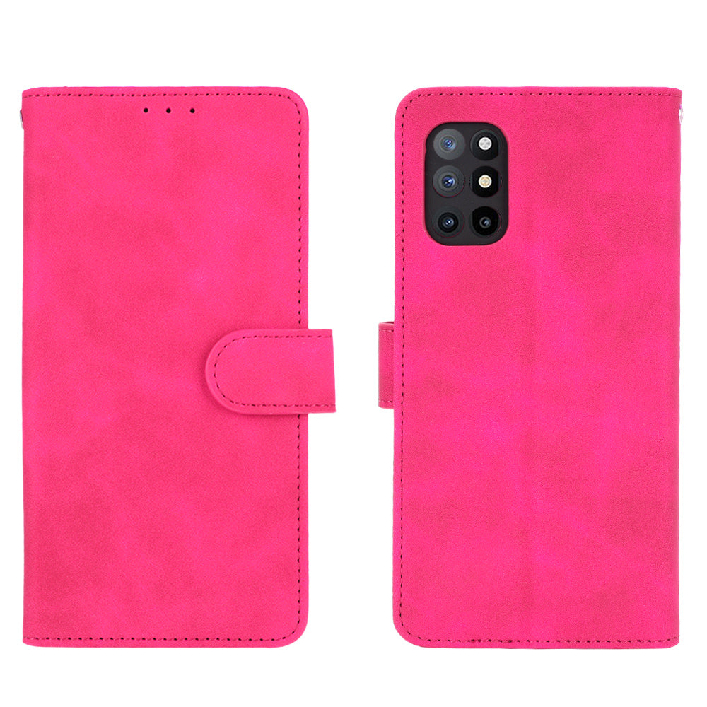 For OnePlus 8T Skin-touch PU Leather Wallet Case with Stand