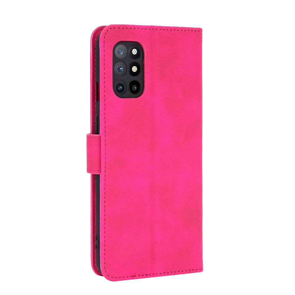 For OnePlus 8T Skin-touch PU Leather Wallet Case with Stand