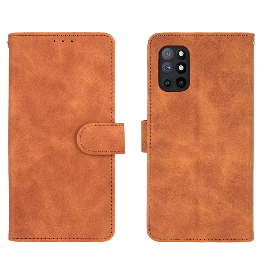 For OnePlus 8T Skin-touch PU Leather Wallet Case with Stand