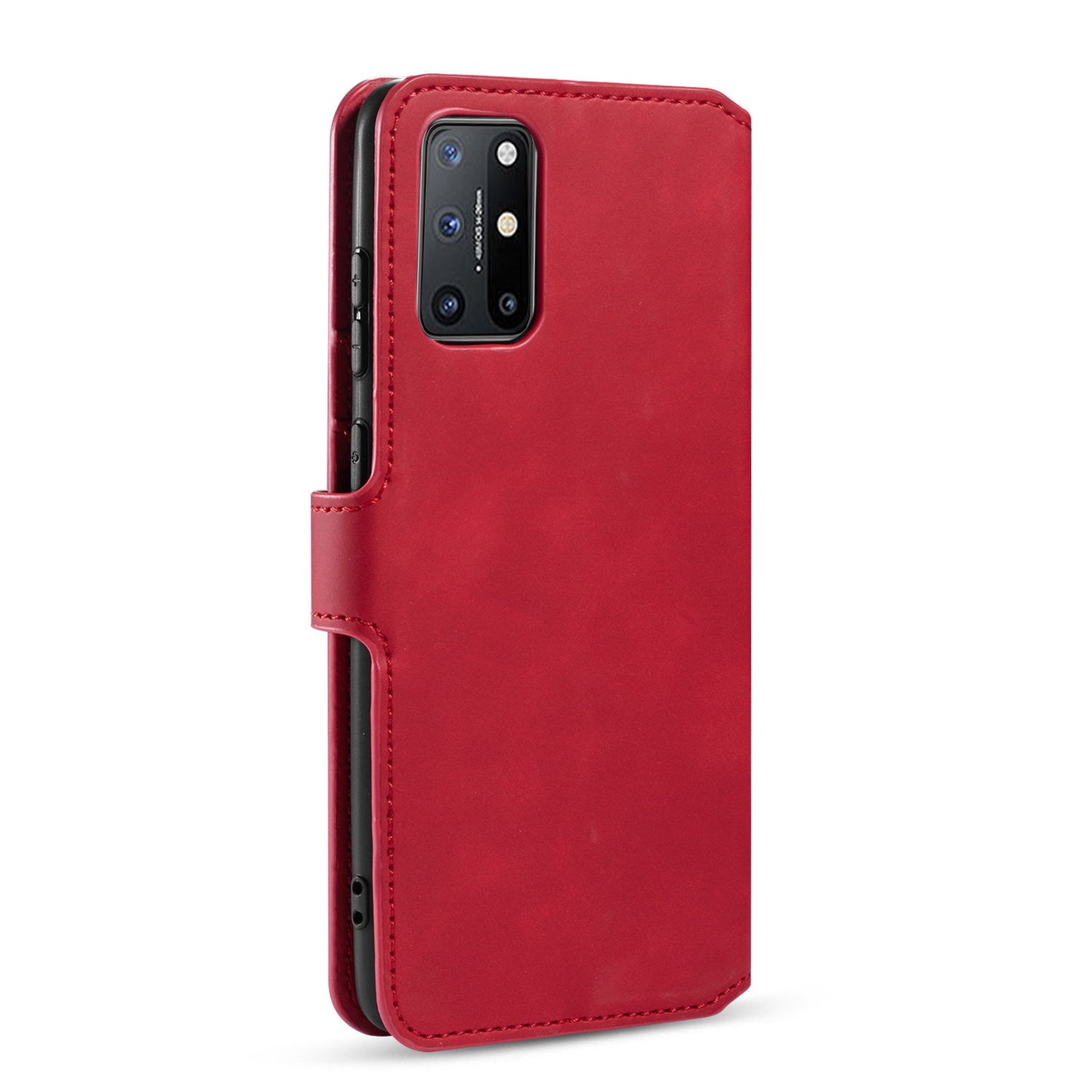 DG.MING Retro Style Leather Wallet Shell for OnePlus 8T