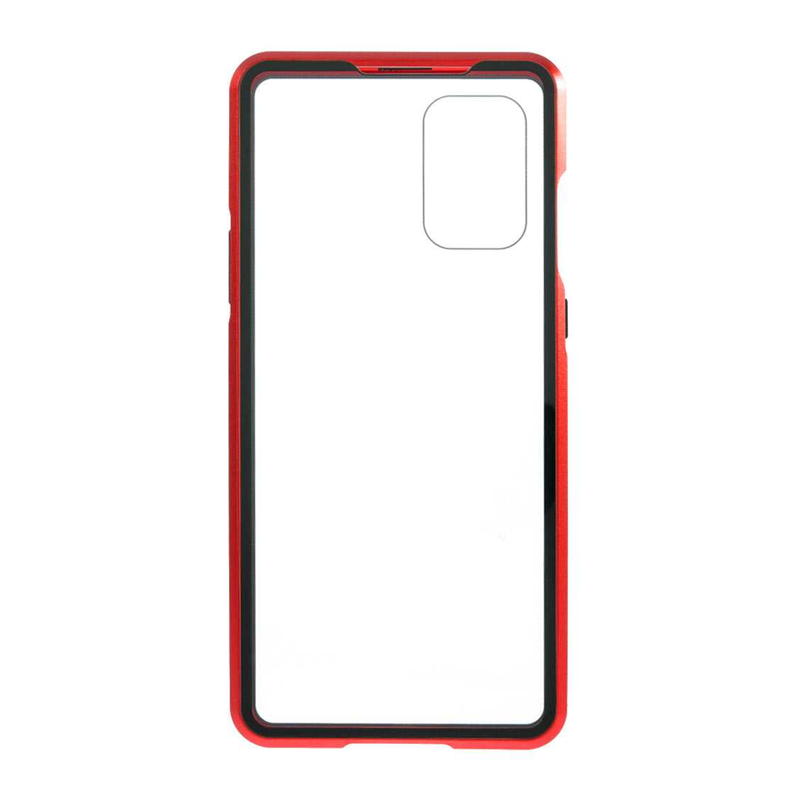 Double-sided Tempered Glass + Magnetic Adsorption Metal Frame Protection Phone Cover for OnePlus 8T