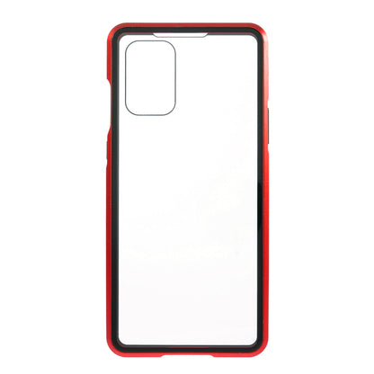 Double-sided Tempered Glass + Magnetic Adsorption Metal Frame Protection Phone Cover for OnePlus 8T