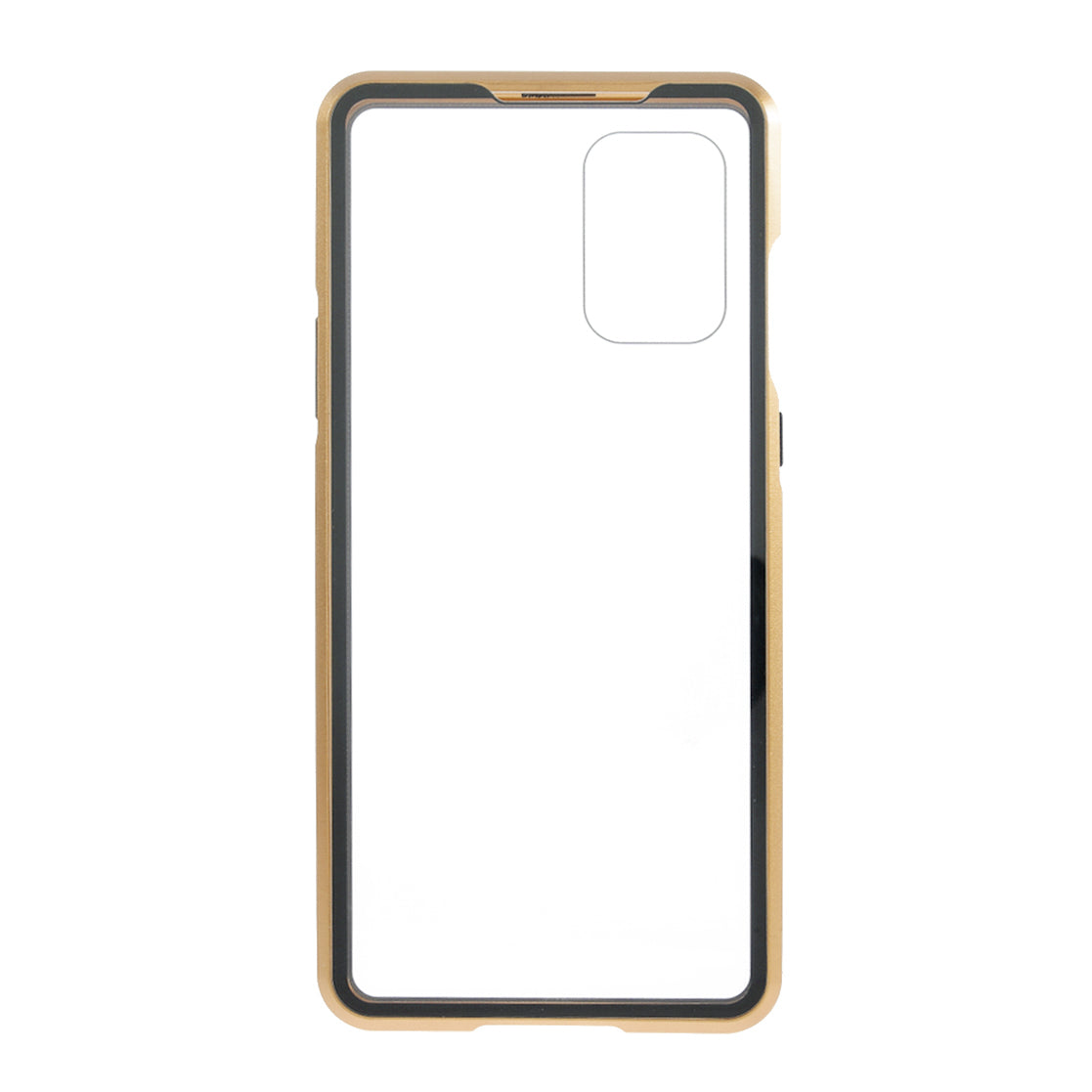 Double-sided Tempered Glass + Magnetic Adsorption Metal Frame Protection Phone Cover for OnePlus 8T