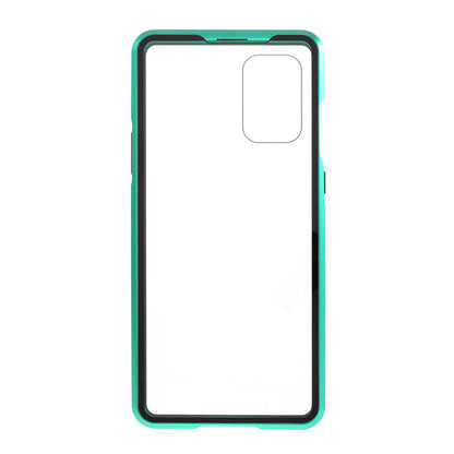 Double-sided Tempered Glass + Magnetic Adsorption Metal Frame Protection Phone Cover for OnePlus 8T