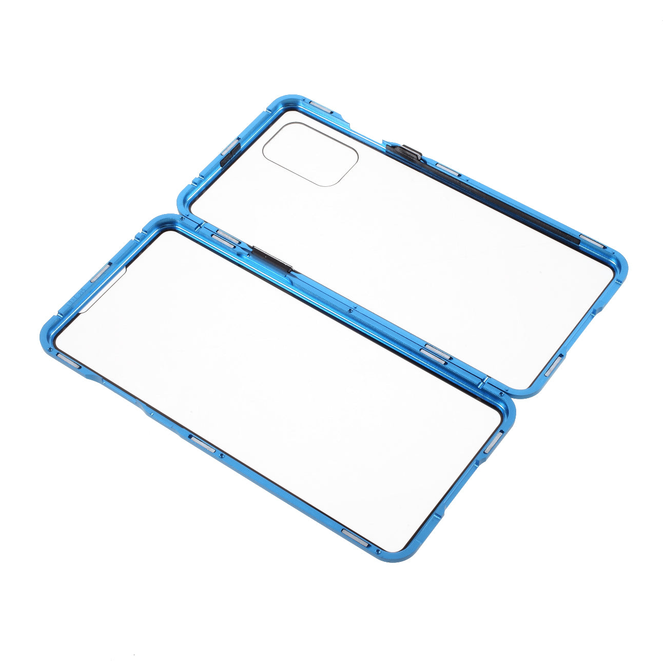 Double-sided Tempered Glass + Magnetic Adsorption Metal Frame Protection Phone Cover for OnePlus 8T