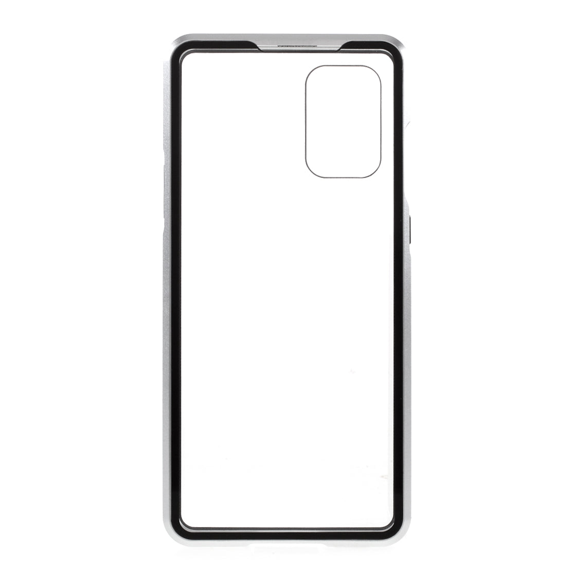 Double-sided Tempered Glass + Magnetic Adsorption Metal Frame Protection Phone Cover for OnePlus 8T