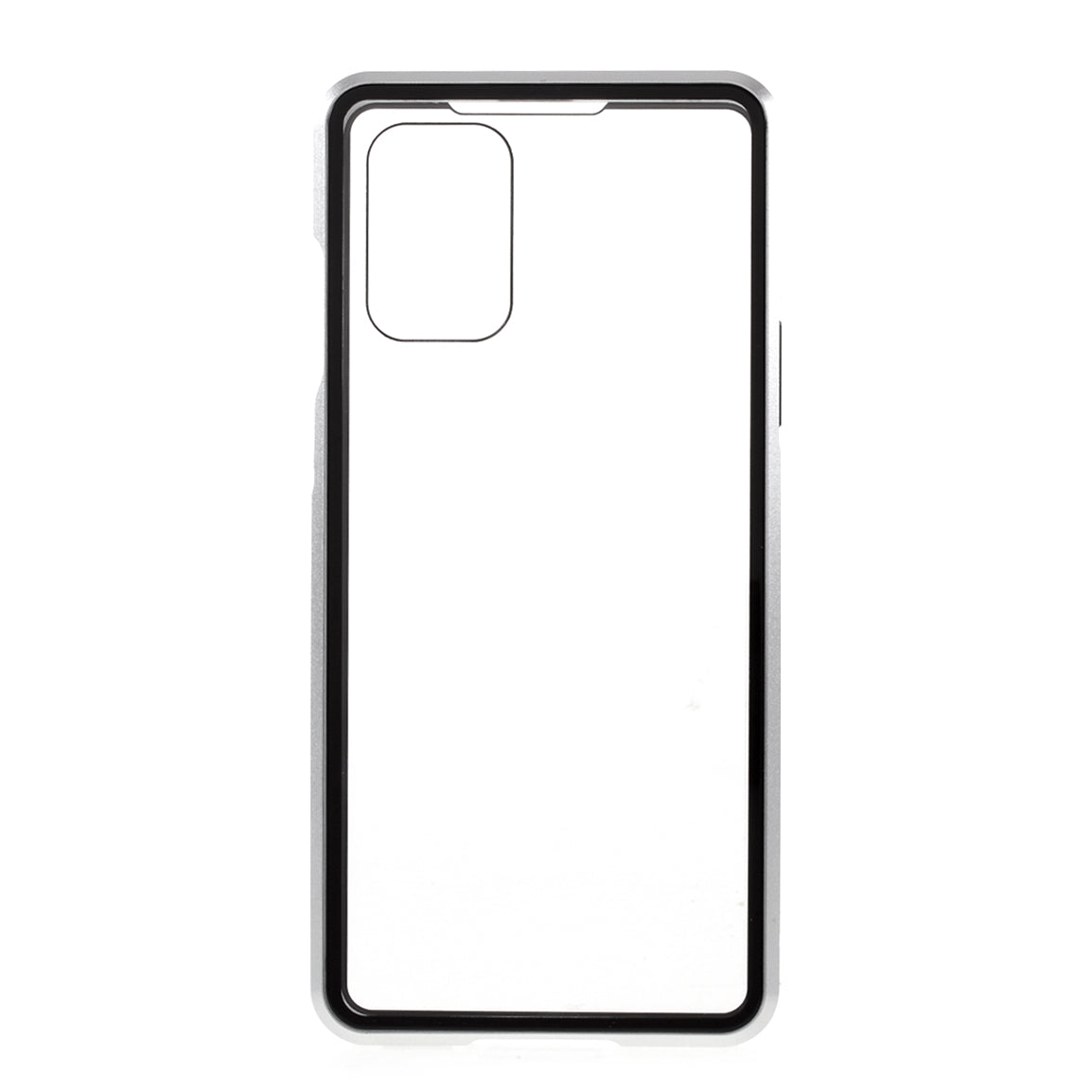 Double-sided Tempered Glass + Magnetic Adsorption Metal Frame Protection Phone Cover for OnePlus 8T