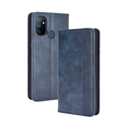 Auto-absorbed Retro Leather Wallet Mobile Cover for OnePlus Nord N100