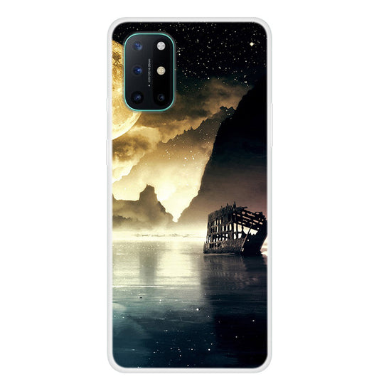 Pattern Printing TPU Phone Cover Case for OnePlus 8T