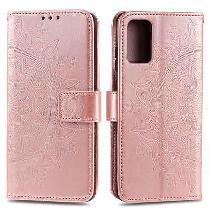 Imprint Flower Leather Wallet Case for OnePlus 8T/8T Pro Phone Cover