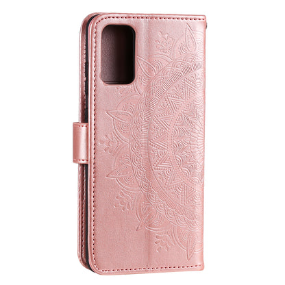 Imprint Flower Leather Wallet Case for OnePlus 8T/8T Pro Phone Cover