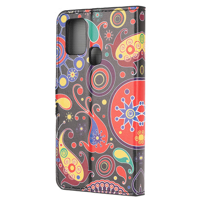 Phone Cover for OnePlus Nord N100 Pattern Printing Wallet Leather Case