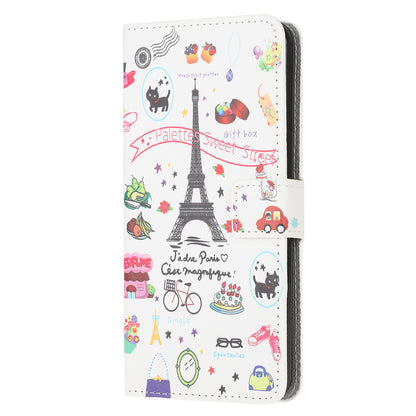 Phone Cover for OnePlus Nord N100 Pattern Printing Wallet Leather Case