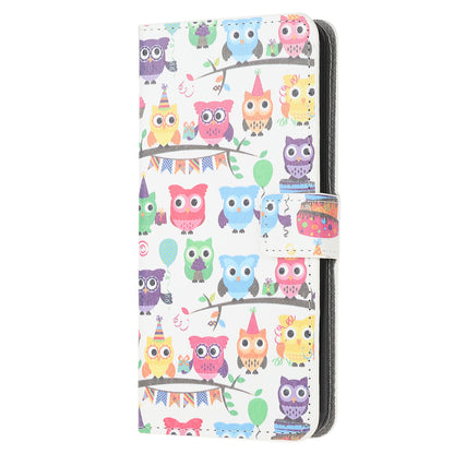 Phone Cover for OnePlus Nord N100 Pattern Printing Wallet Leather Case