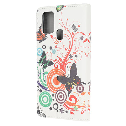 Phone Cover for OnePlus Nord N100 Pattern Printing Wallet Leather Case