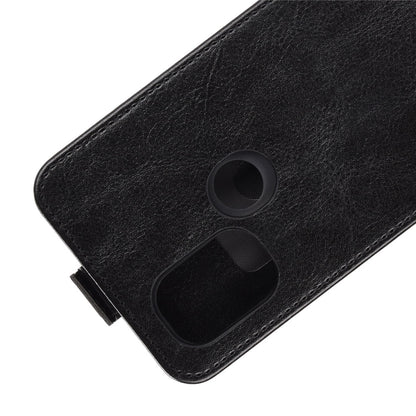 Vertical Flip Crazy Horse Leather Case with Card Slot for OnePlus Nord N10 5G